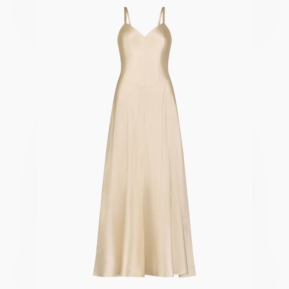 Marina Moscone Swing Dress Champagne